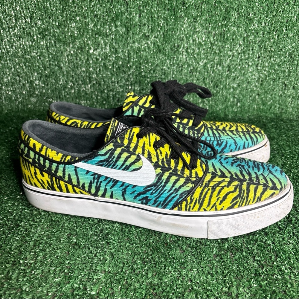 Nike SB Zoom Stefan Janoski Tiger Stripe 69 Rasta 615957-713 Volt Sz 9